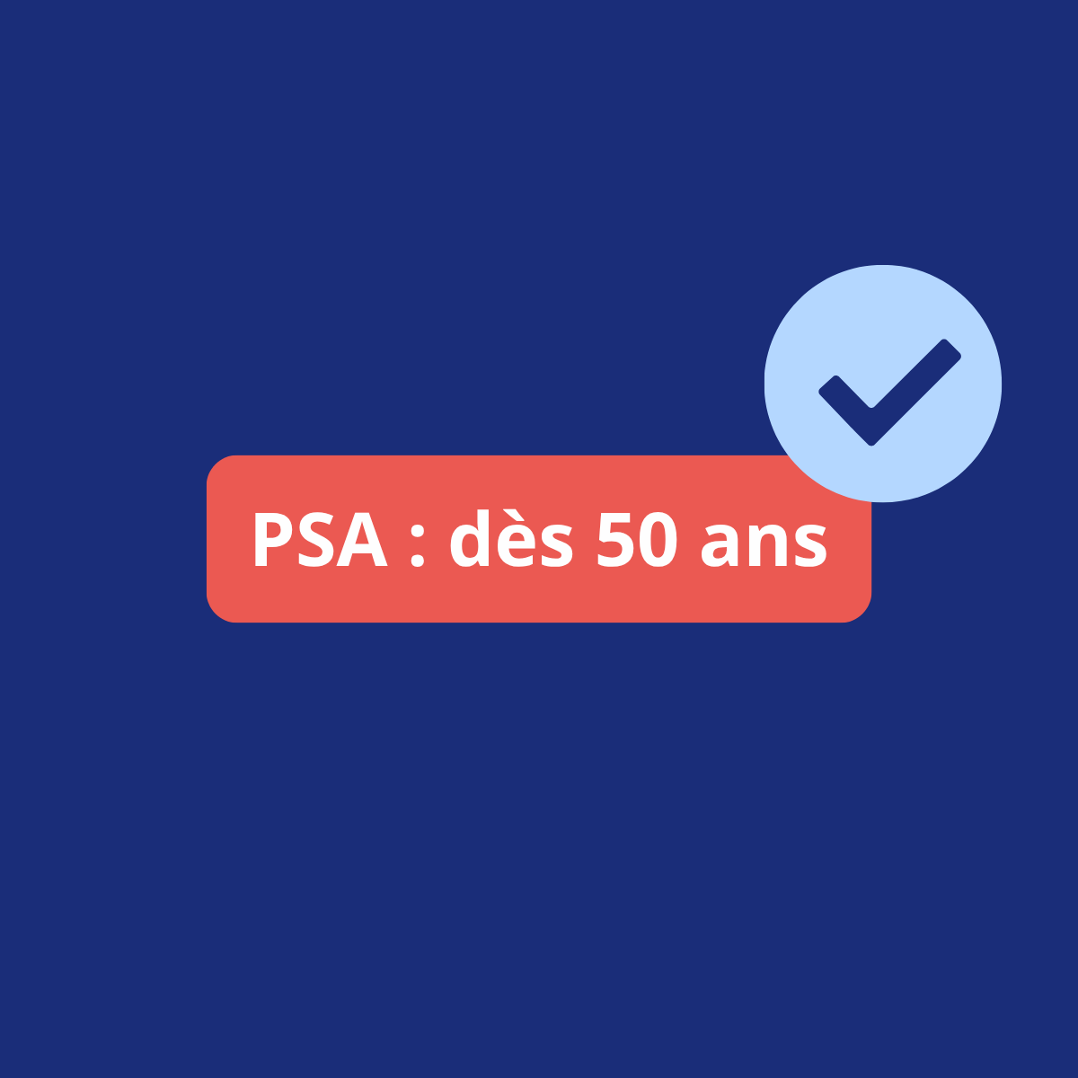 Illustration du dosage PSA chez l’homme dans le cadre d’un bilan de santé après 50 ans